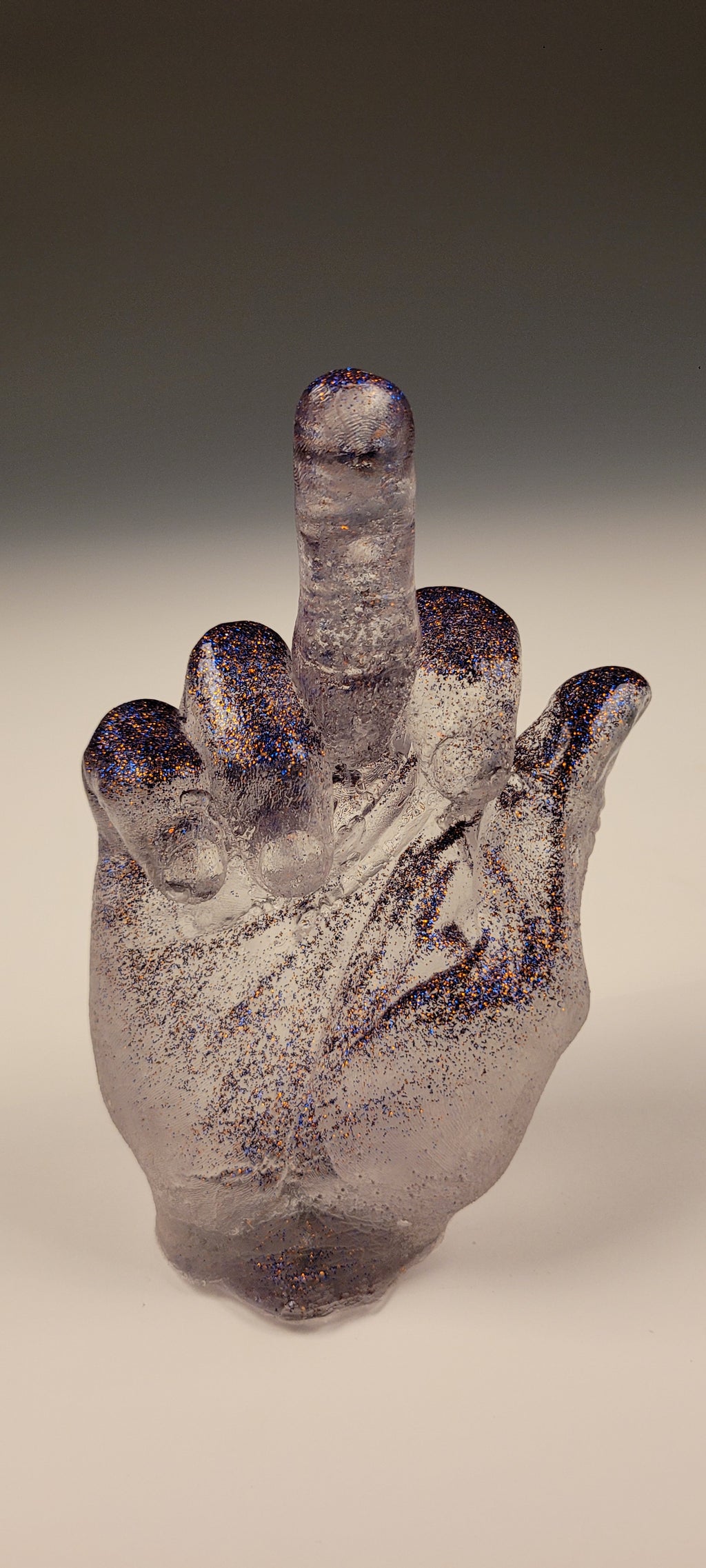 Crystal fck,  clear &  glitter