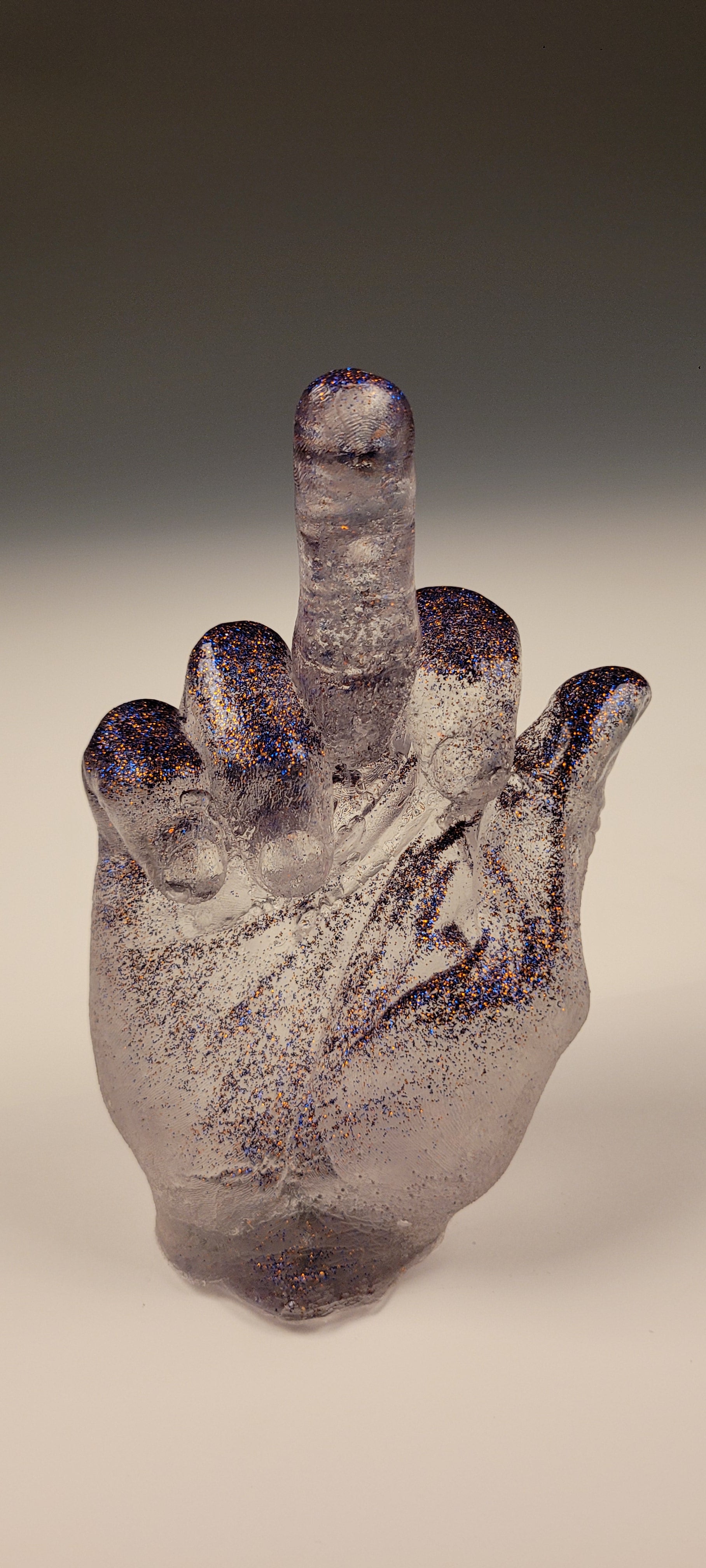 Crystal fck,  clear &  glitter