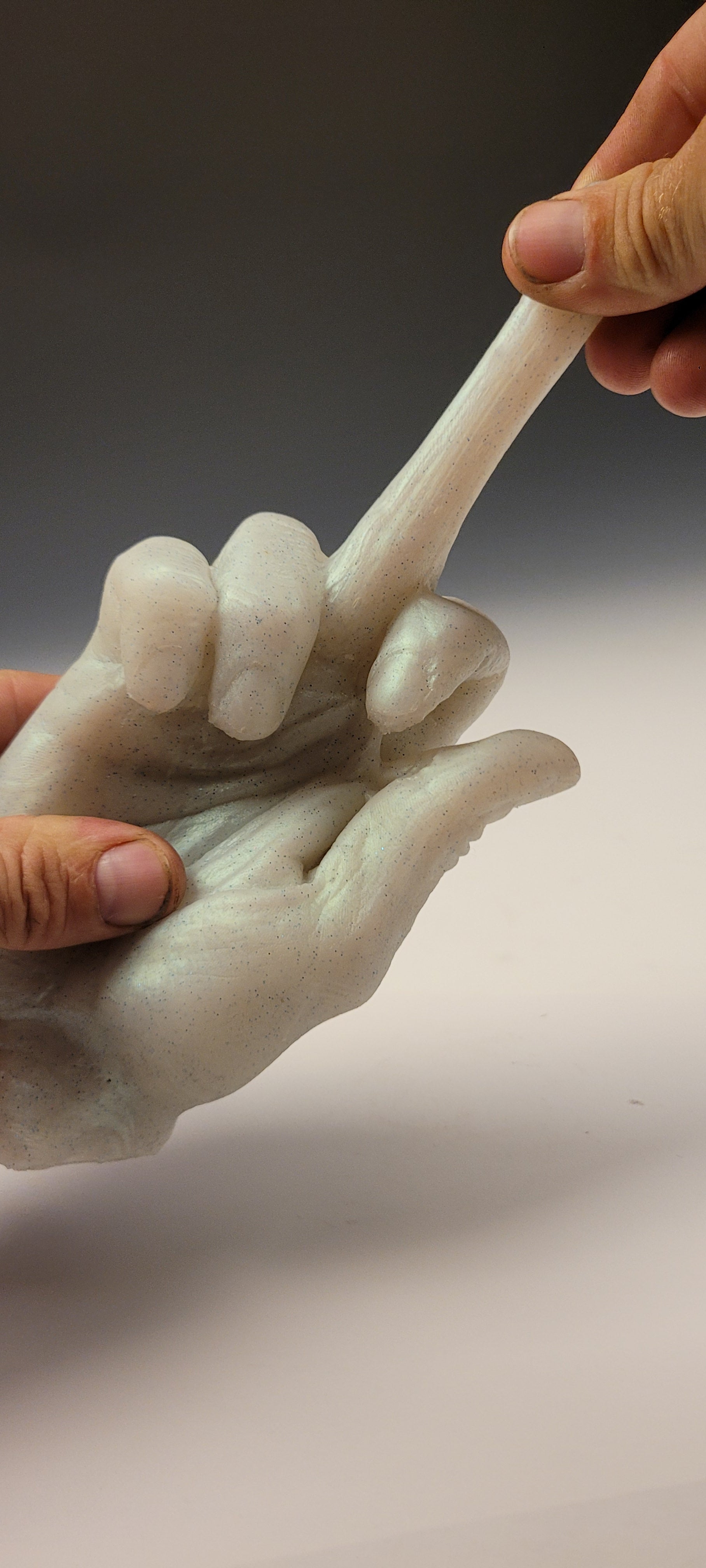 Squishy fck, pearly green