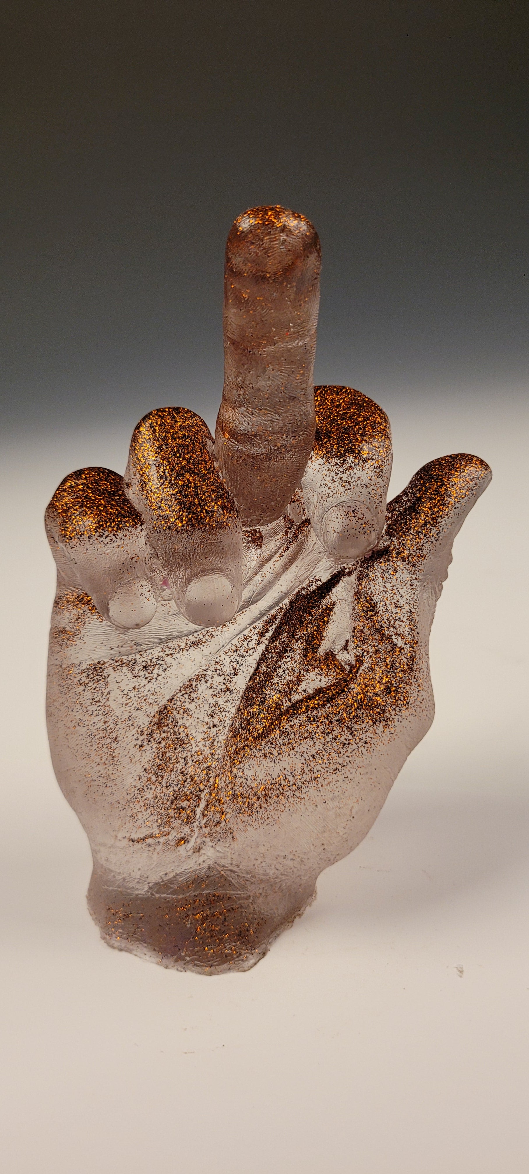 Crystal fck,  clear &  glitter