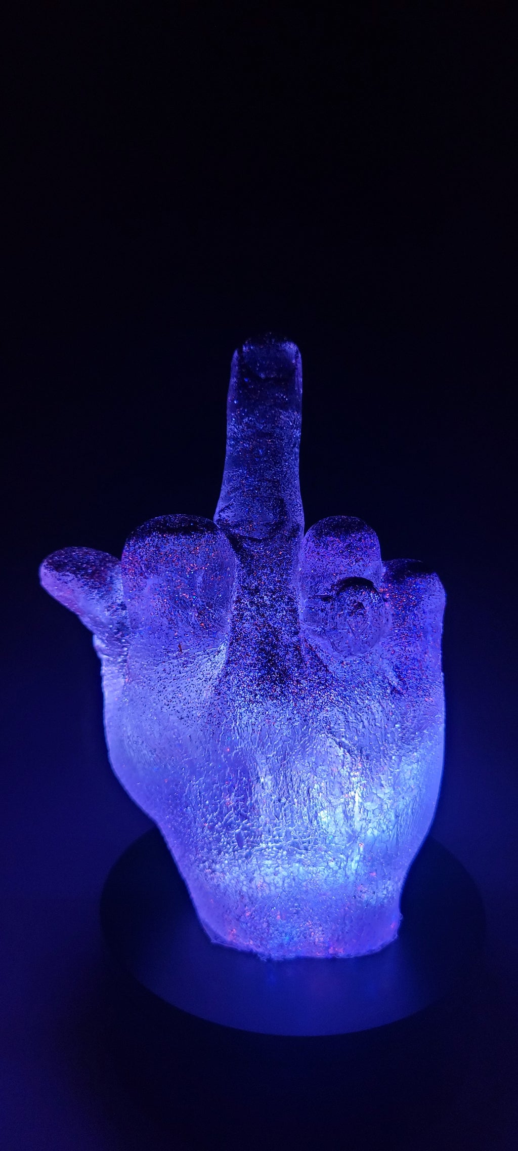 Crystal fck,  clear &  glitter