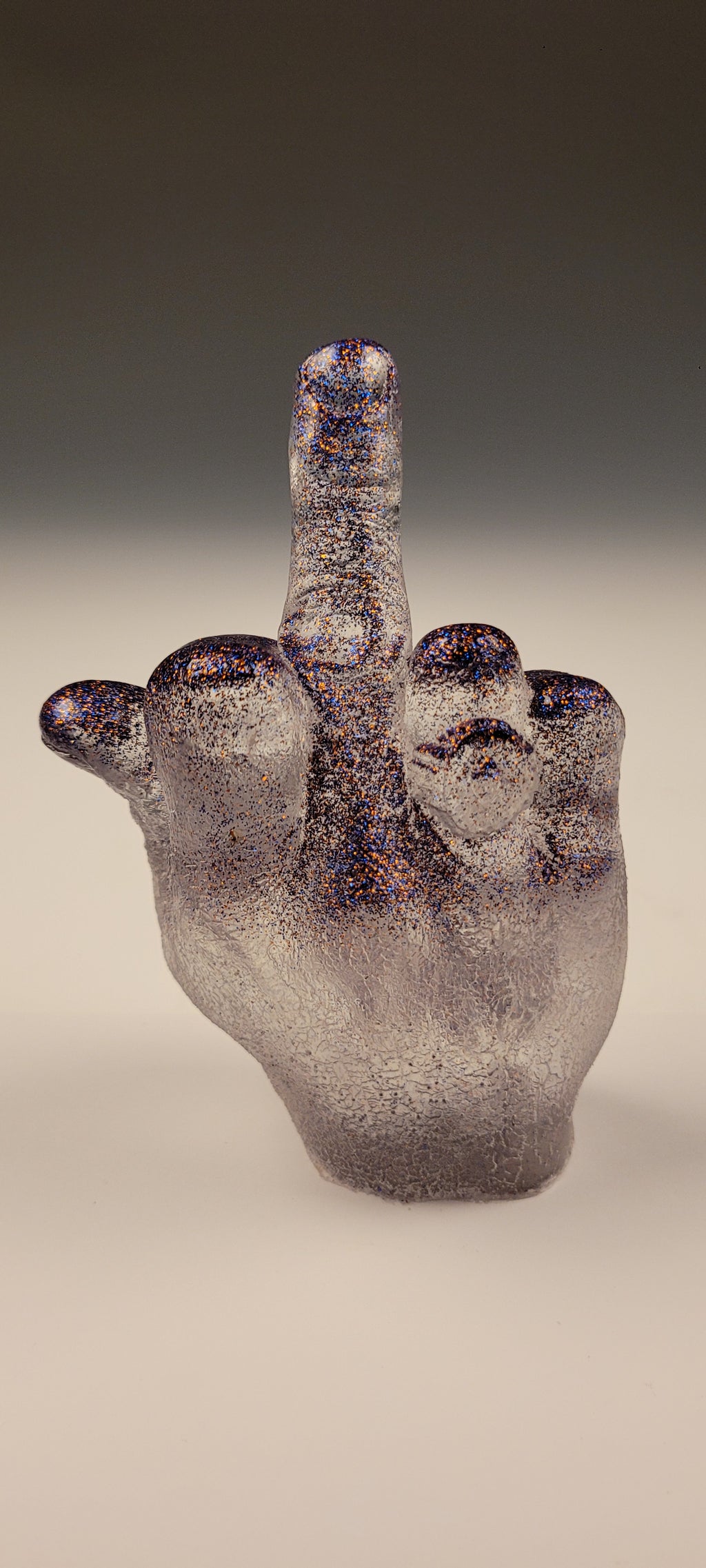 Crystal fck,  clear &  glitter