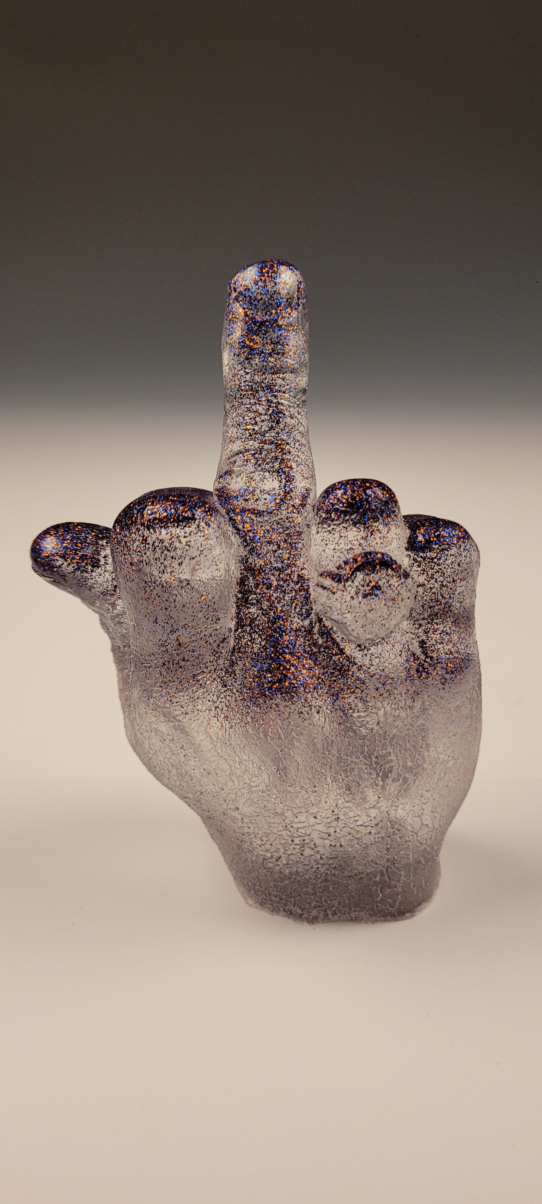 Crystal fck,  clear &  glitter