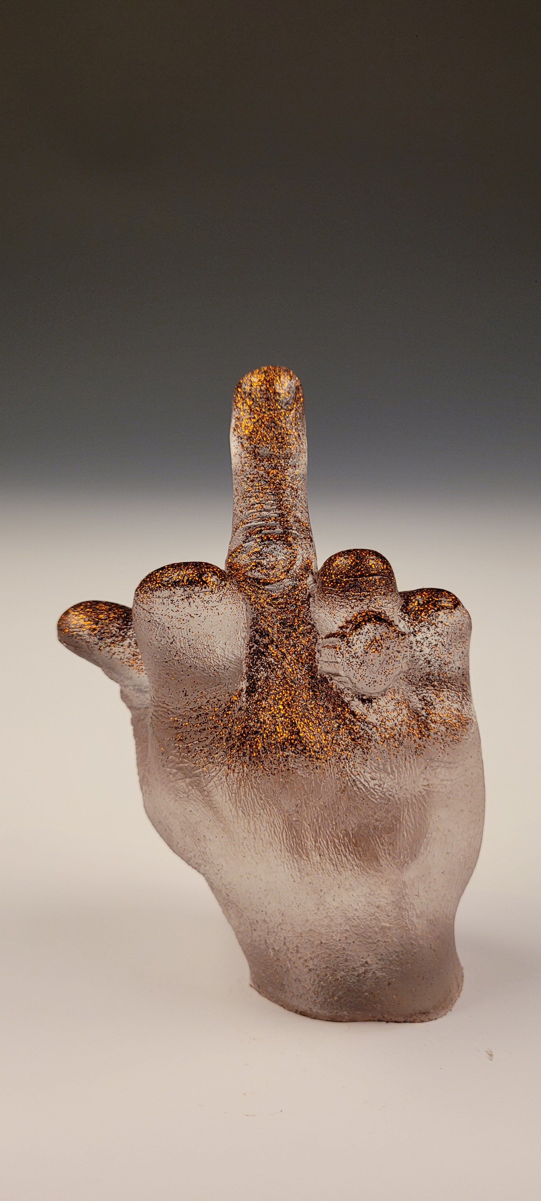 Crystal fck,  clear &  glitter